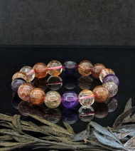 黑加侖超七 12mm 手鍊 ( Blackcurrant Super 7 12mm Bracelet )