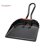 Industrial Metal Dustpan 12Inch Pan with Handle Handheld Dustpan Wide Scoopers and Debris Sweeping T