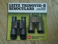 1981年西德/葡萄牙(望遠鏡)  Leica Leitz 原廠18頁 Leica Binoculars 望遠鏡宣傳目錄 Catalogue ,  已 40 年了，通常望遠鏡都是葡萄牙製造，  萊卡 Leica 望遠鏡是很受歡迎的， 基本上和 Carl Zeiss 蔡司同價，此目錄詳細介紹望遠鏡規格説明，系列，而且附上美麗的照片。 所以 Leica Catalogue 相對是很多朋友夢寐以求和高度收藏價值，目錄不是全新，狀態是使用過可以接受