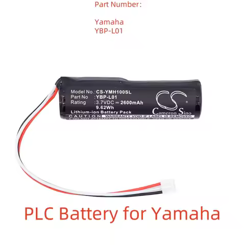 Li-ion PLC Battery for Yamaha, 3.7V, 2600mAh, Compatible Models:YBP-L01