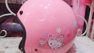 ♥小花花日本精品♥HelloKitty蝴蝶結玫粉色全罩式安全帽79702201