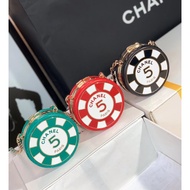 2023 Chip Bag, New Round Cake Cosmetic Box Handbag, Bag Size: 7.5 X7.5 X3 (cm) SF Free Shipping