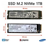 SSD 1 TB  M.2 NVMe Type 2280 Pcle มือสองคละยี่ห้อ