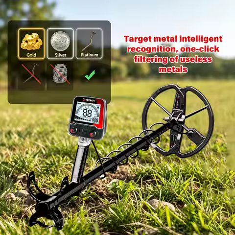 Professional Underground Metal Detector W85 Portable Treasure Hunter Gold Silver Finder Outdoor Hand