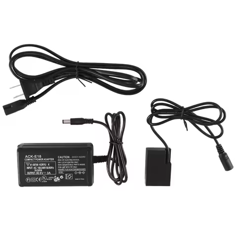 ABEP-ACK-E18 External Power Adapter for Canon 750D 800D 200D 77D x8I Camera Charger-US Plug