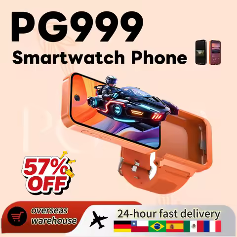 PG999 Smartwatch Phone Touchscreen 4G Wi-Fi GPS Dual SIM Dual Standby HD Camera Global Connectivity 
