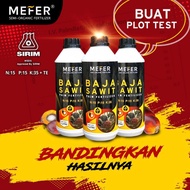 BAJA SAWIT MEFER NPK15:15:35 FREE POSTAGE + PROMOSI 2 BOTOL KE ATAS BERATKAN BUAH SAWIT SERTA  SELESAIKAN MASALAH ANDA