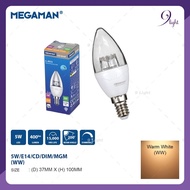 MEGAMAN 5W E14/E27 DIMMABLE/NON-DIMMABLE LED CANDLE BULB