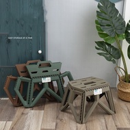 Portable folding stool outdoor fishing stool camping portable plastic stool