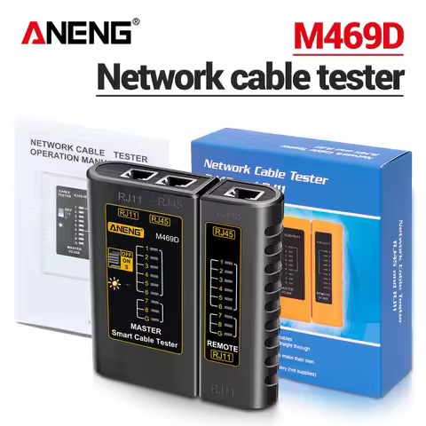 Crystal head single-sided detector telephone line network cable on/off matching device professional