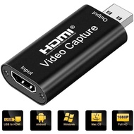 Video Capture HDMI USB Card Support for PS4 Game Camera Recording Full HD 1080P Live StreamingCard S