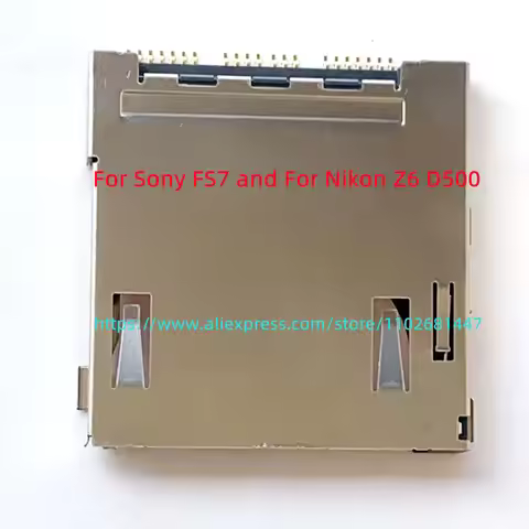 1PCS For Sony FS7 and For Nikon Z6 D500 first generation MQD card slot SD Memory Card Slot Component