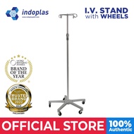 Indoplas IV Stand 4 Hooks with Wheels