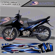 YAMAHA 125ZR CUSTOM CATALIZER STRIPING STICKER