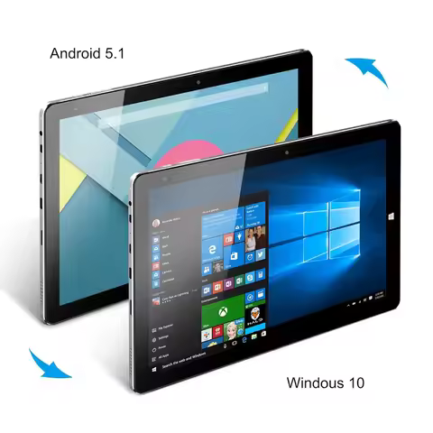 64 Bit X64 2GB RAM 32GB ROM Windows 10 & Android 5.1 Dual OS 10.1 INCH 1920*1080 Pixel Tablet PC WIF
