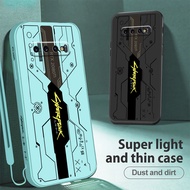 Cyber Liquid Punk Silicone Soft Case for Samsung Galaxy S8 S9 S10 S20 S21 Plus Ultra S8plus S9plus S20plus S21Plus S21Ultra