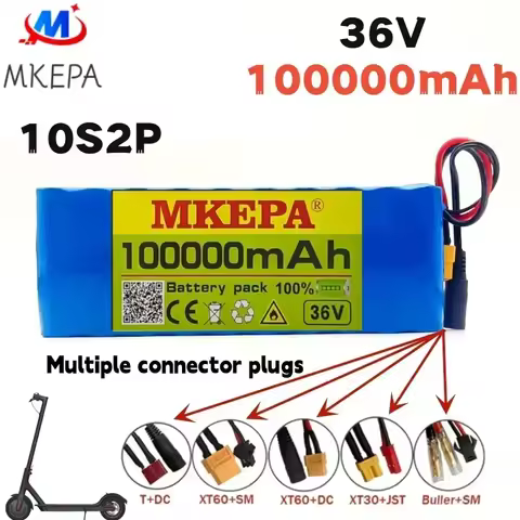 36V 100000mAh 36v Electric Scooter Battery Lithium Electric Scooter 500W Electric Scooter Battery 36