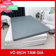 Luxury, Minimalist Gray Zippered Mattress Cover for Hotels and Hotels