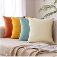 [READY] Japanese 30x30 Suede Zipper Sofa Cushion Cover