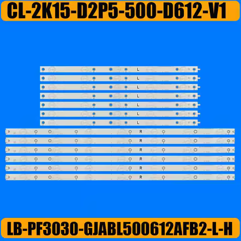 LED strips for PHI LIPS 50 TV 50PUH6400/88 50PUF6061/12 AOC Le50s5970, 500TT68 V2 TPT500U1 QVN03.U G