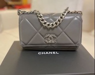 22B Chanel 19 WOC Grey 深灰