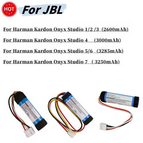 Replacement Battery For JBL HarmanKardon Onyx Studio 1 2 3 4 5 6 7 Speaker Bateria Batteries + Free 