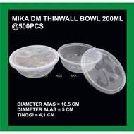 PROMO# THINWALL DM BOWL 200 ML / MIKA MANGKOK / MANGKOK SALAD / CUP