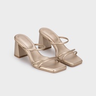 Nose Cloud 9 CloudFoam Strappy Block Heel Slide