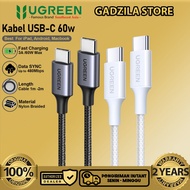UGREEN Type C to Type C Charger Cable Fast Charging Data Cable For iphone & Android Max 3A 60W