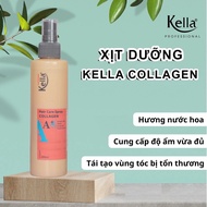 Xịt Dưỡng Phục Hồi Tóc Khô Xơ Hư Tổn Cung Cấp Collagen Kella A+