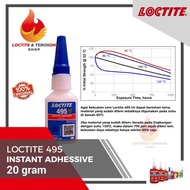 Instant GLUE Super STRONG Loctite 495 20 Gram SPECIAL METAL & PLASTIC GLUE #Gratisongkir #Sale #Disc