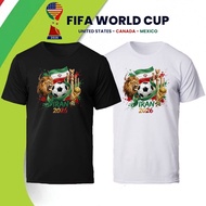 🔥100% PREMIUM COTTON🔥2026 FIFA WORLD CUP IRAN Cotton T Shirt Streetwear Men Women Unisex Baju Lelaki