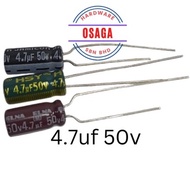4.7uf 50v Aluminum Electrolytic capacitor