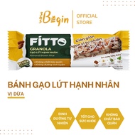Nutritious Brown Rice Bar With Coconut Flavor FITTO 365 BEGIN For Diet, gym, eat clean, Vegetarian-01 Bar