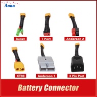 【Anna】Battery Connector E-scooter Ebike Female Male Scooters Battery Bicycle