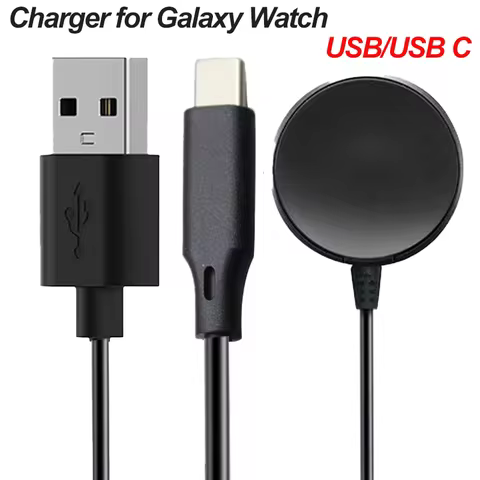 USB C Charger For Samsung Galaxy Watch 7/6/6 Classic/5/5 Pro/4/4 Classic,Featuring a Magnetic Chargi