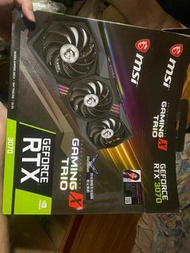 魔龍 3070 MS-V390 微星 MSI GeForce RTX 3070 Gaming X TRIO 超強顯卡 盒裝，附原廠顯卡支架，少用如新，超強MSI魔龍大卡，註冊五年保固內 原價屋購入遊戲