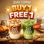 ZUS COFFEE BUY1 FREE1