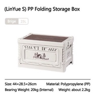 Naturehike Camping Folding Storage Box 25L 50L+10L Stackable with Table Top Wood Base Outdoor Tent B