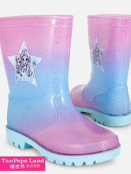 &lt;英國直送&gt; 預購 迪士尼 冰雪奇緣 雨靴 Disney's Frozen Glitter Ombre Wellies Kid’s Children’s Girl’s Elsa Shoes 小童裝 小朋友款 女仔兒童水鞋款 預購 英國代購