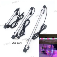 Multi-color 17cm 37cm Aquarium USB power LED Lighting Submersible Mood Lamp Waterproof Fish Tank Dec