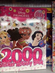 Disney 2000 Sticker Activity Book frozen, stitch, princess
