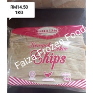 🐟Keropok Lekor Nipis Keropok Selipar 1KG Fish Sausage