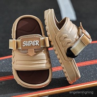 Summer Children Sandals Slippers Boys 2025 Anti-Slip Soft Sole Sports Leisure Outdoor Wear Beach 8AT