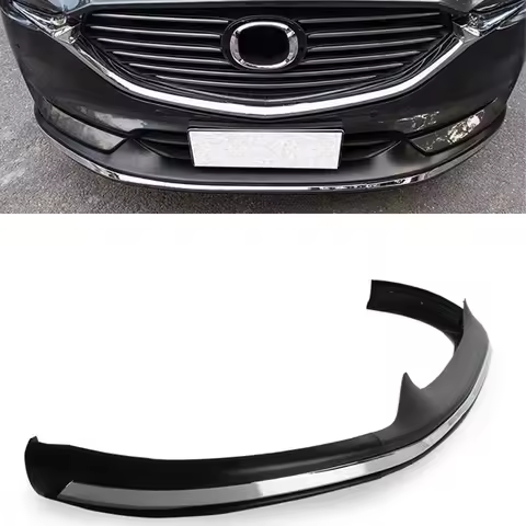 For 2017-2021 Mazda CX-5 CX-8 ABS Front Bumper Diffuser Lip Splitter Accessories Body Kit Spoiler