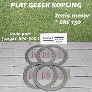 Plat gesek kopling motor honda CRF 150 kode part ( 22321-KPS-900 )