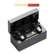 7RYMS iRay DW20 PRO Wireless Lavalier Microphone with Charging Case，Noise Cancellation，Safety Audio 