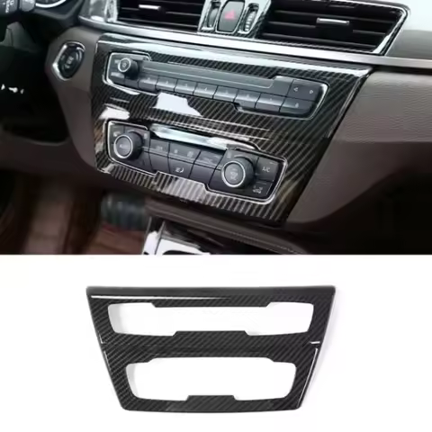 For BMW X1 F48 X2 F47 2016-2021 Car Center Console Air Conditioner Volume Button CD Panel Frame Cove