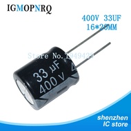 5pcs 400V33UF 16*20mm 33UF 400V 16*20 Electrolytic capacitor new