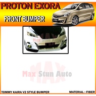 PROTON EXORA 2009-2020 TOMMY KAIRA V2 STYLE FRONT BUMPER (TOMMY KAIRA V2) BUMPER DEPAN FOR EXORA FIB